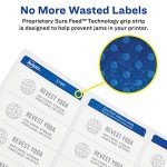Avery Matte White Round Labels, 1.5", 400 Pack