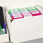 Avery Easy Peel File Folder Labels - White, 3 Pack