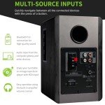 SINGING WOOD BT25 Bluetooth Bookshelf Speakers - Black