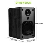 SINGING WOOD BT25 Bluetooth Bookshelf Speakers - Black