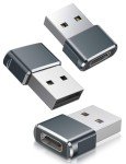 USB to USB-C Adapter 3-Pack for Devices