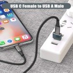 USB to USB-C Adapter 3-Pack for Devices