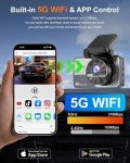 RENGAC 4K Dual Dash Cam with WiFi and GPS