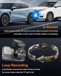 RENGAC 4K Dual Dash Cam with WiFi and GPS