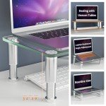Adjustable Monitor Riser Stand for Flat Screens