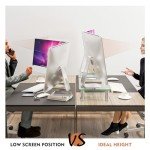 Adjustable Monitor Riser Stand for Flat Screens