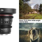 Meike 8mm T2.9 Wide-Angle Cinema Lens for M43