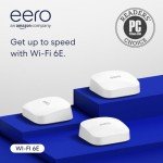 Amazon eero Pro 6E Mesh WiFi System - 3-Pack