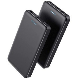 2 Pack Ultra Slim 10000mAh Portable Phone Charger