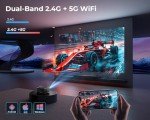 ELEPHAS 4K Smart Projector with WiFi & Bluetooth