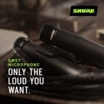 Shure SM57 Dynamic Microphone for Studio and Live Use