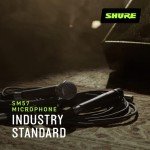 Shure SM57 Dynamic Microphone for Studio and Live Use