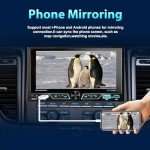 Alondy 6.8" Double Din Car Stereo with CarPlay/Android Auto