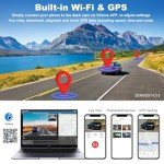 4K Dual Dash Cam with GPS and Night Vision