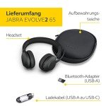 Jabra Evolve2 65 Stereo Headset - Black