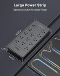 TROND 4000 Joules Surge Protector Power Strip & USB C