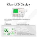 SASWELL Programmable Thermostat for Heat Pump Systems
