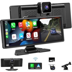 10.26" HD Wireless Carplay Stereo with Dash Cam