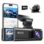 REDTIGER F7N 4K Dual Dash Cam with 64GB Card