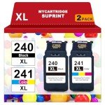 Remanufactured Ink Cartridge for Canon 240XL/241XL Combo