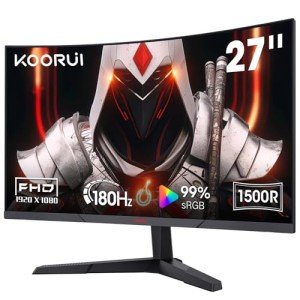 KOORUI 27" Curved Full HD Gaming Monitor