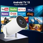 4K Mini Projector with WiFi, Bluetooth & Android
