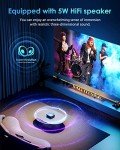 YOWHICK 4K WiFi Bluetooth Portable Movie Projector