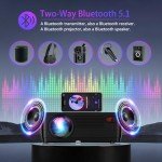 1080P 5G WiFi Bluetooth Home Theater Projector
