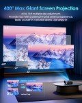 YOWHICK 4K WiFi Bluetooth Portable Movie Projector