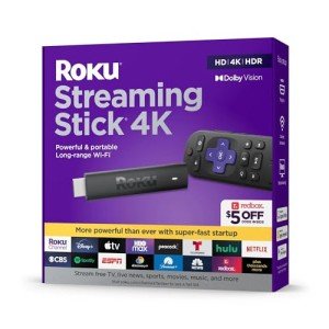 Roku Streaming Stick 4K with Voice Remote