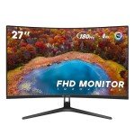 CRUA 27" 144Hz Curved Gaming Monitor FHD