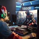 KOORUI 27" Curved Full HD Gaming Monitor
