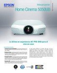 Epson 5050UB 4K HDR 3-Chip Home Projector