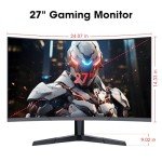 KOORUI 27" Curved Full HD Gaming Monitor