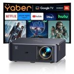 YABER K2s 4K Projector with Google TV & Bluetooth