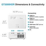 Optoma GT2000HDR Short Throw 1080p Projector