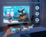 TMY WiFi & Bluetooth Portable 1080P Projector