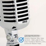 Pyle Vintage Style Dynamic Vocal Microphone