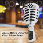 Pyle Vintage Style Dynamic Vocal Microphone