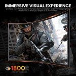 CRUA 27" 144Hz Curved Gaming Monitor FHD