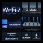 TP-Link Archer BE6500 Wi-Fi 7 Router – Dual-Band