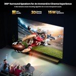 Mini WiFi Projector with 1080P, Bluetooth, and Apps