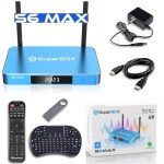 Smart S6-MAX TV Box with Voice Remote & Accessories