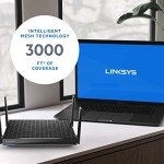 Linksys Mesh Wifi 6 Router - 3,000 Sq. ft Coverage