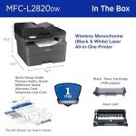 Brother MFC-L2820DW Wireless Monochrome Laser Printer