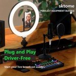 XLR Podcast Microphone Bundle with Voice Changer