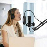 MEKOFO USB Condenser Microphone Kit for Recording