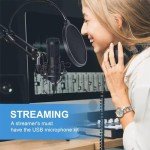 MEKOFO USB Condenser Microphone Kit for Recording