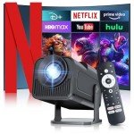 4K WiFi Bluetooth Smart Projector with Netflix