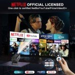 4K WiFi Bluetooth Smart Projector with Netflix